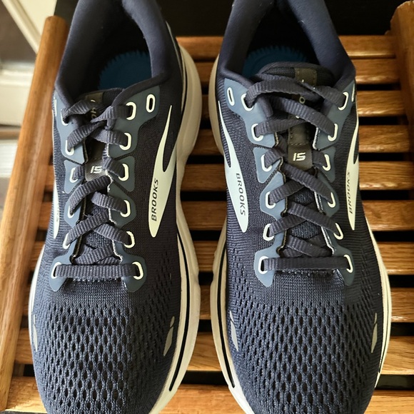 Brooks Dark Blue Athletic Sneakers  Ghost 15 - Picture 13 of 16